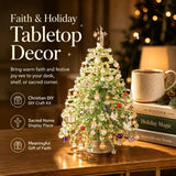 DIY Beaded Christmas Tree Kit (Mini Crystal Desktop Decor)