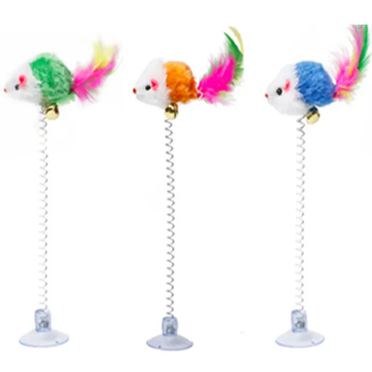 Plush Long-Tail Mouse Cat Toy