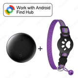 Reflective GPS Cat Collar Tracker with Safety Buckle - Waterproof