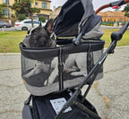 3-in-1 All-Terrain Dog & Cat Stroller with Detachable Carrier up to 35 lbs
