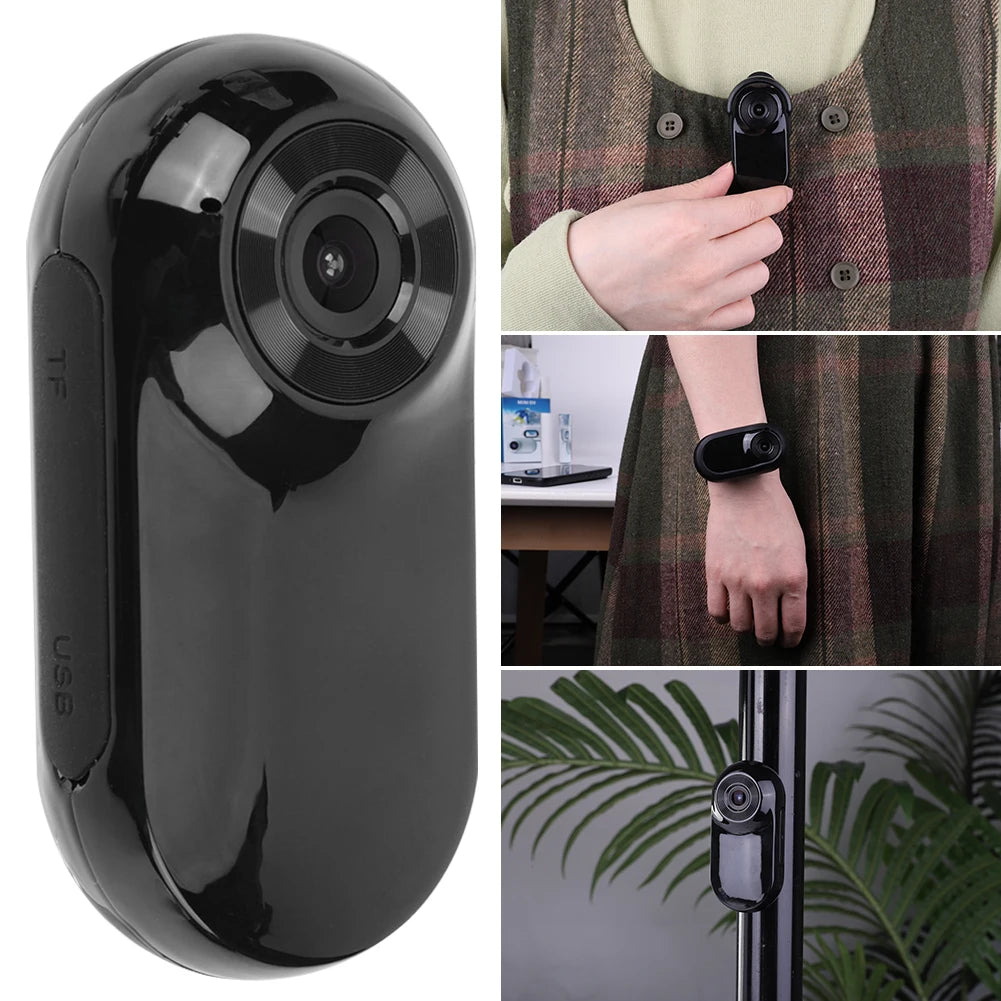HD 1080P Wireless Pet Collar Body Cam - No WiFi Needed for Cats & Dogs