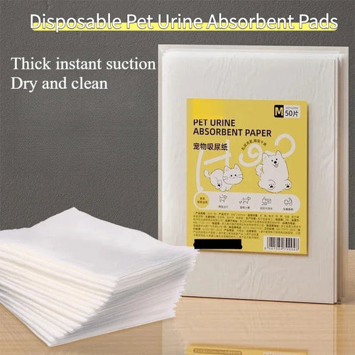 Disposable Pet Urine Pads — High-Absorbency Quick-Dry Cleanup Sheets