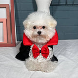 Vampire Prince Cape Costume for Dogs (Cosplay Dress-Up)