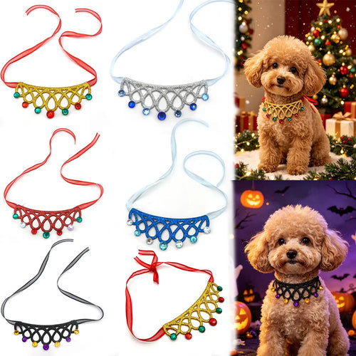 Fashion Christmas Bowtie 50-Pack for Small Dogs