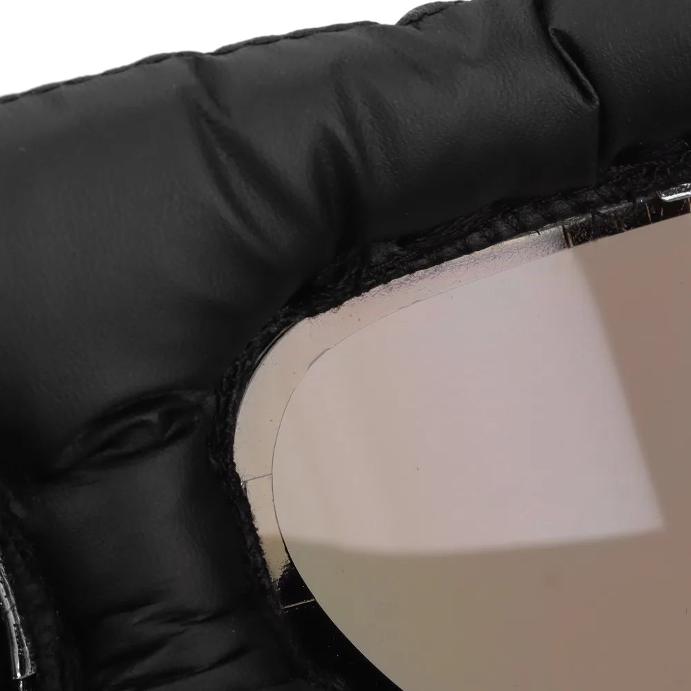 Oversized Dog Eye Visor Goggles (UV-Blocking, Wind Proof, Harley Style)