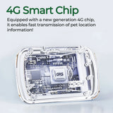 GPS Cat & Dog Locator Collar with Smart Adjustable Fit - Anti-Loss Tracker