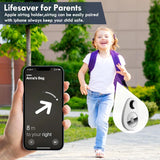 4-Pack Hidden AirTag Holder for Kids - Anti-Removal Case with Pins