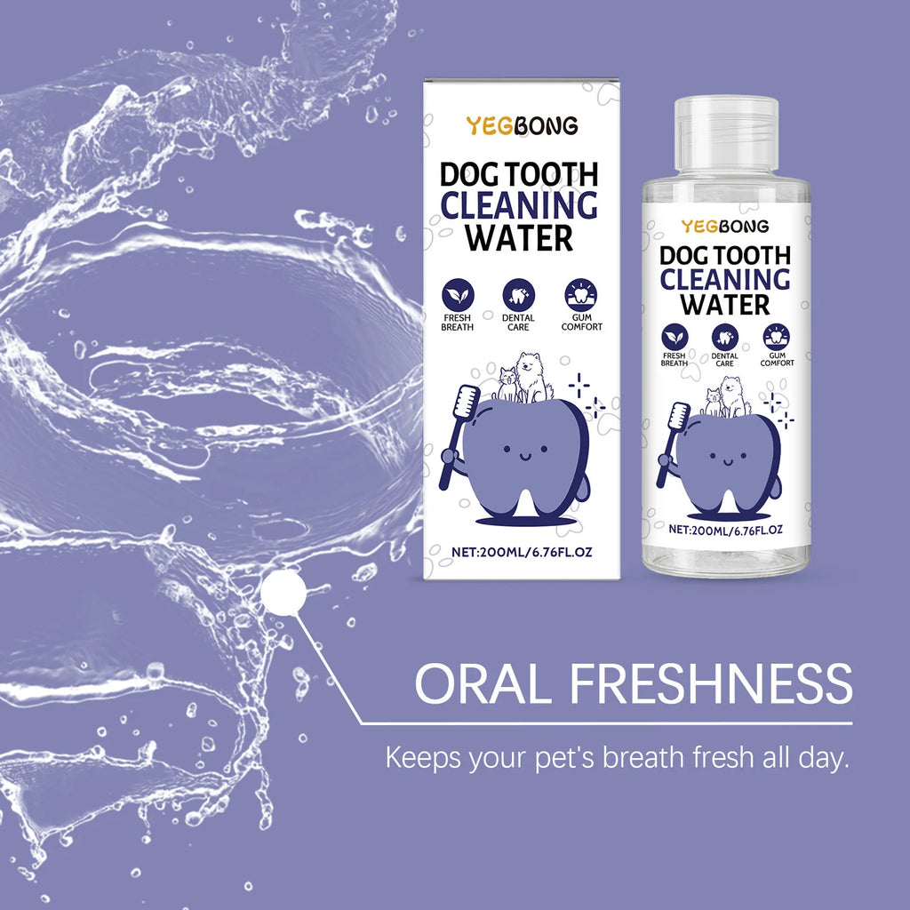 Pet Dental Water Additive — Freshens Breath & Prevents Tartar, 200ml