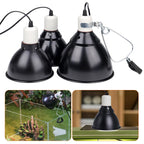 300W Reptile Dome Lamp Fixture — Multi-Plug Reflector Stand, E27