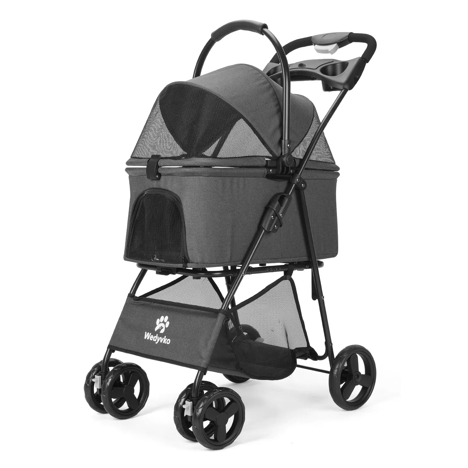 3-in-1 Pet Stroller with Sun Shade (All-Terrain, Waterproof)