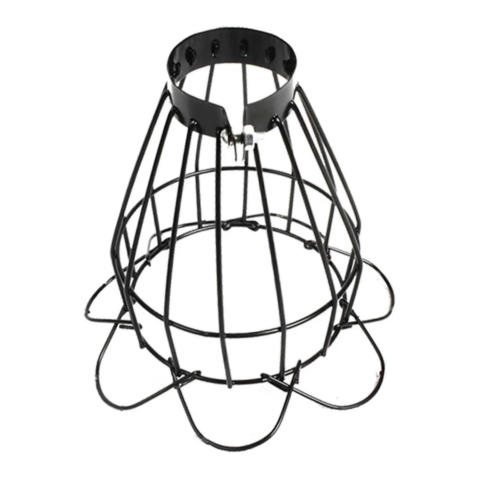 Anti-Scald Reptile Heat Lamp Guard — Mesh Safety Cover