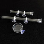 Acrylic Aquarium Shrimp Feeding Dish & Tube (Transparent, Snail & Shrimp)