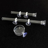 Acrylic Aquarium Shrimp Feeding Dish & Tube (Transparent, Snail & Shrimp)