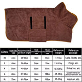 Absorbent Dog Towel Bathrobe — Soft 100% Cotton Wrap
