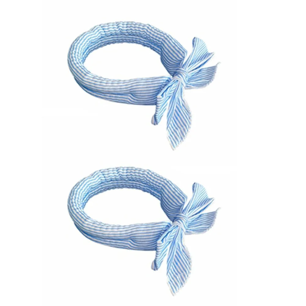 Pet Cooling Ice Scarf 2-Pack (Adjustable, Breathable, Reusable, Neck Ring)