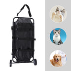 Foldable Pet Stretcher for Veterinary Transport (50kg Capacity)