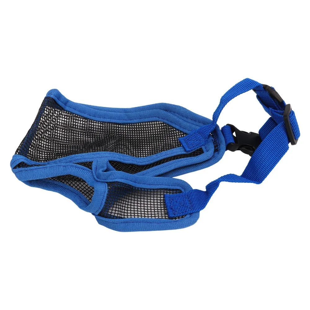 Short Snout Dog Muzzle for Bulldogs (Breathable, Adjustable, Anti-Scavenge)