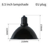 Deep Dome Reptile Lamp Fixture — Anti-Scald Protective Shade, 5.5"–10"