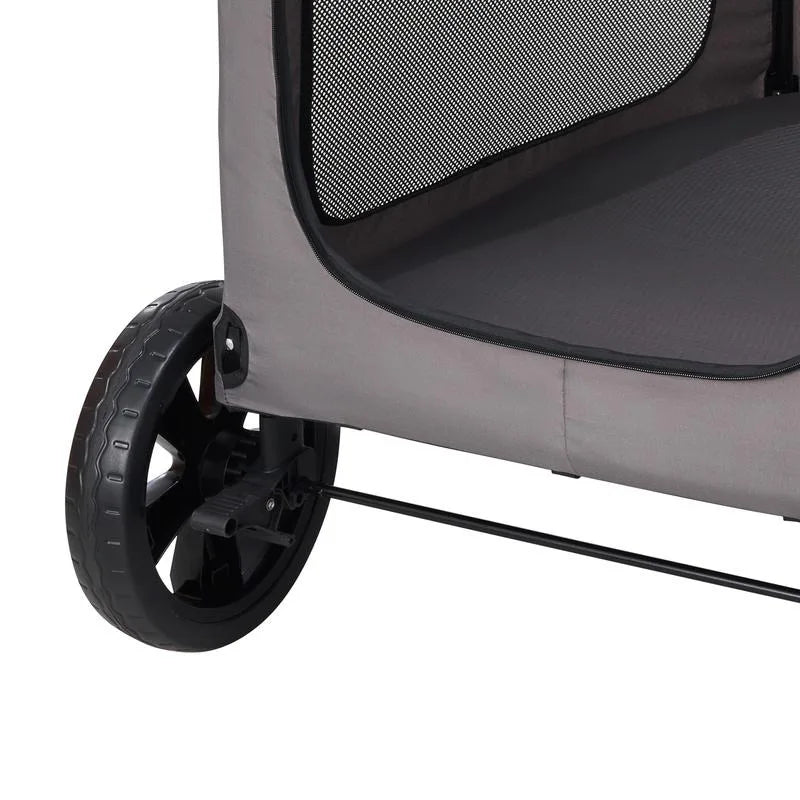 Heavy-Duty 4-Wheel Pet Stroller & Dog Carrier with 160 lb Weight Capacity