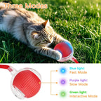 Mouse-Imitating Rolling Ball Cat Toy