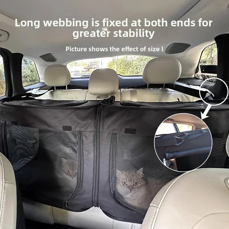 Portable Waterproof Car Pet Bed Crate (Anti-Shedding, Backseat, Foldable)