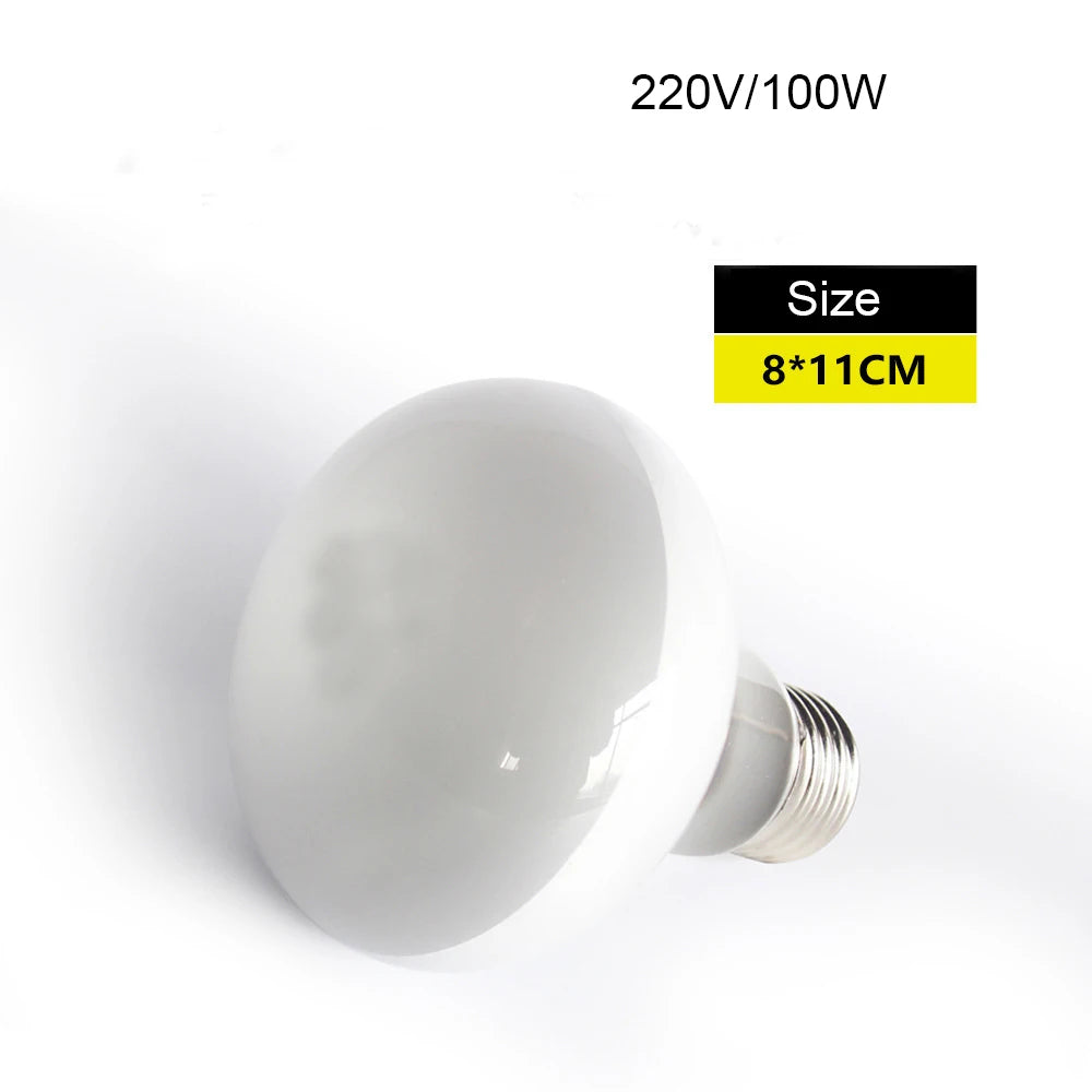 UVA+UVB Heating & Calcium Bulb — Waterproof Basking Lamp, 25W-100W, 220V