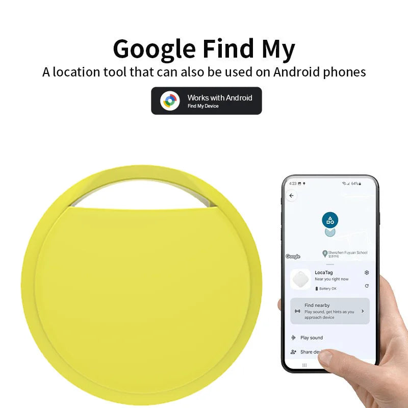 Google Find My Device Compatible iTag Bluetooth Tracker