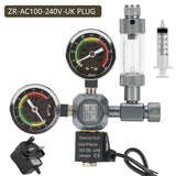 ZRDR Aquarium CO2 Regulator (Solenoid Valve, Bubble Counter, Planted Tank)