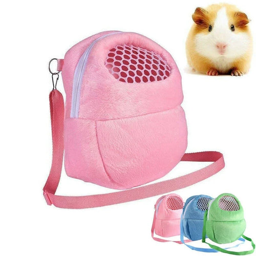 Small Pet Carrier Bag — Soft Travel Pouch with Shoulder Strap