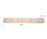 Wooden Hamster Cage Fence & Platform — Modular Climbing Accessories