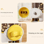 Cage-Hanging Automatic Pet Feeder (Detachable Bowl, Large Capacity)