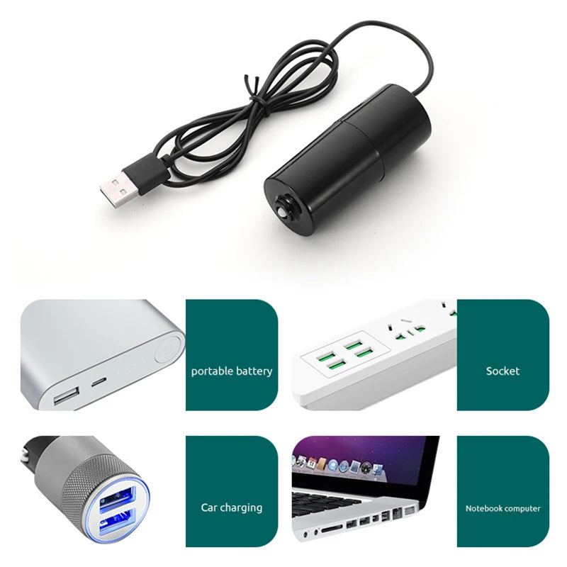 Mini USB Aquarium Air Pump 5V 1W Ultra-Silent 4 Colors