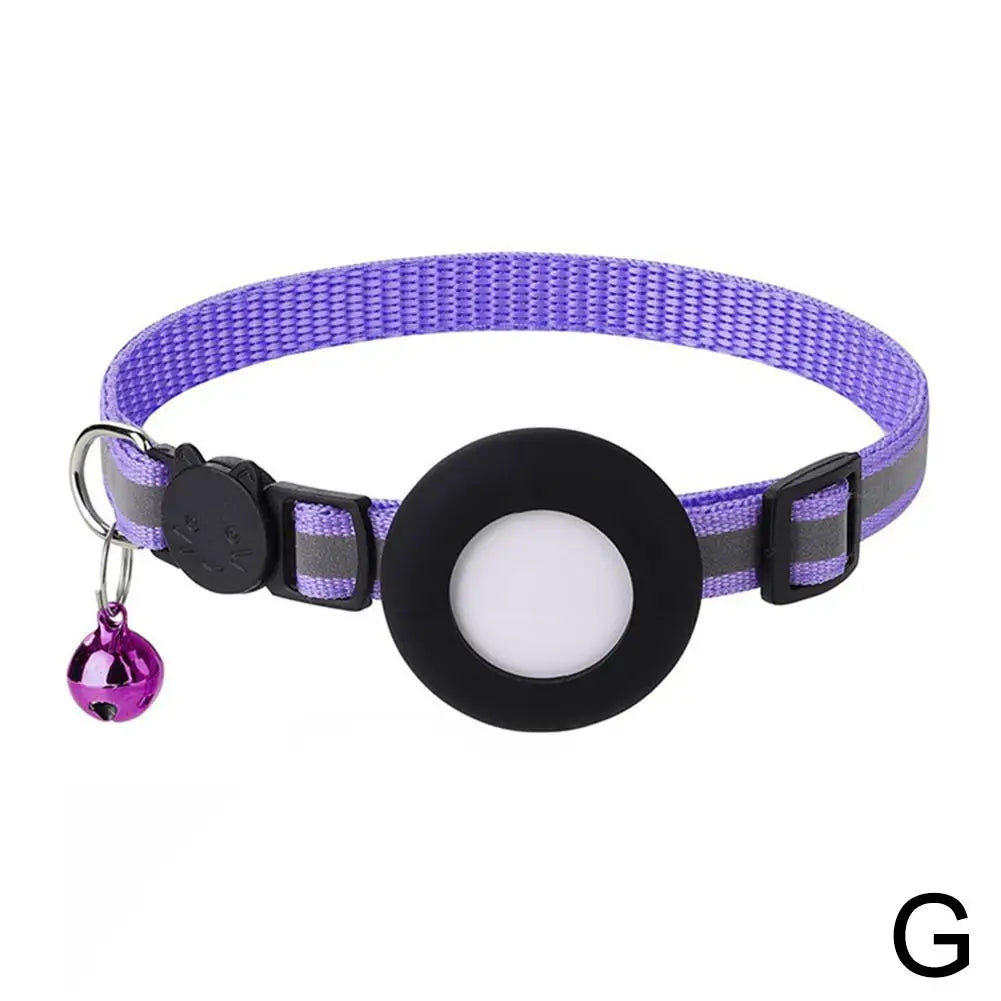 Reflective Breakaway Cat Collar with Bell — Safety-Release Design