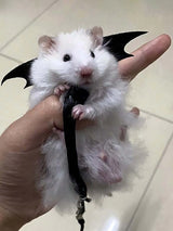 Small Pet Harness & Leash — Adjustable Wing-Style for Hamsters & Rats