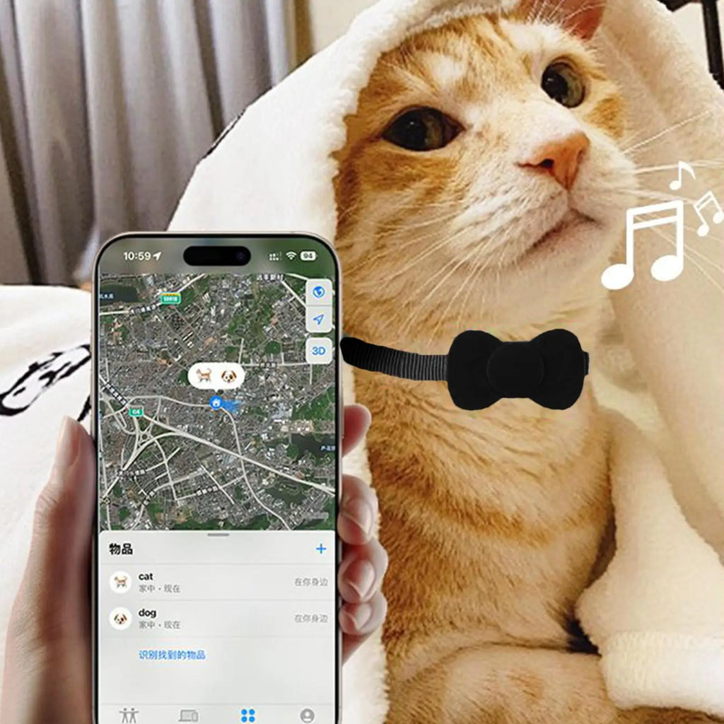 GPS Smart Locator Collar for Cats & Dogs - Comfortable Harness Design