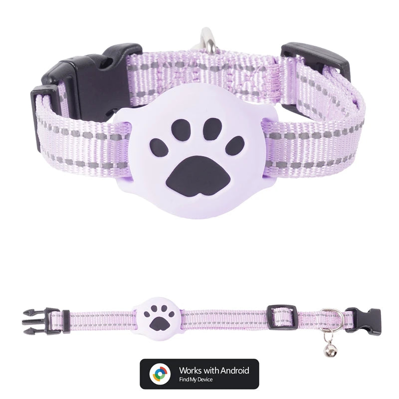 IP67 Waterproof GPS Animal Tracker Collar for Cats & Dogs (iOS & Android)
