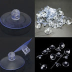 Aquarium Suction Cup Air Tube Holders 10–100 Pack Clear
