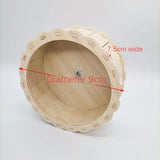 Solid Wood Silent Running Wheel — Quiet Exercise Wheel for Hamsters
