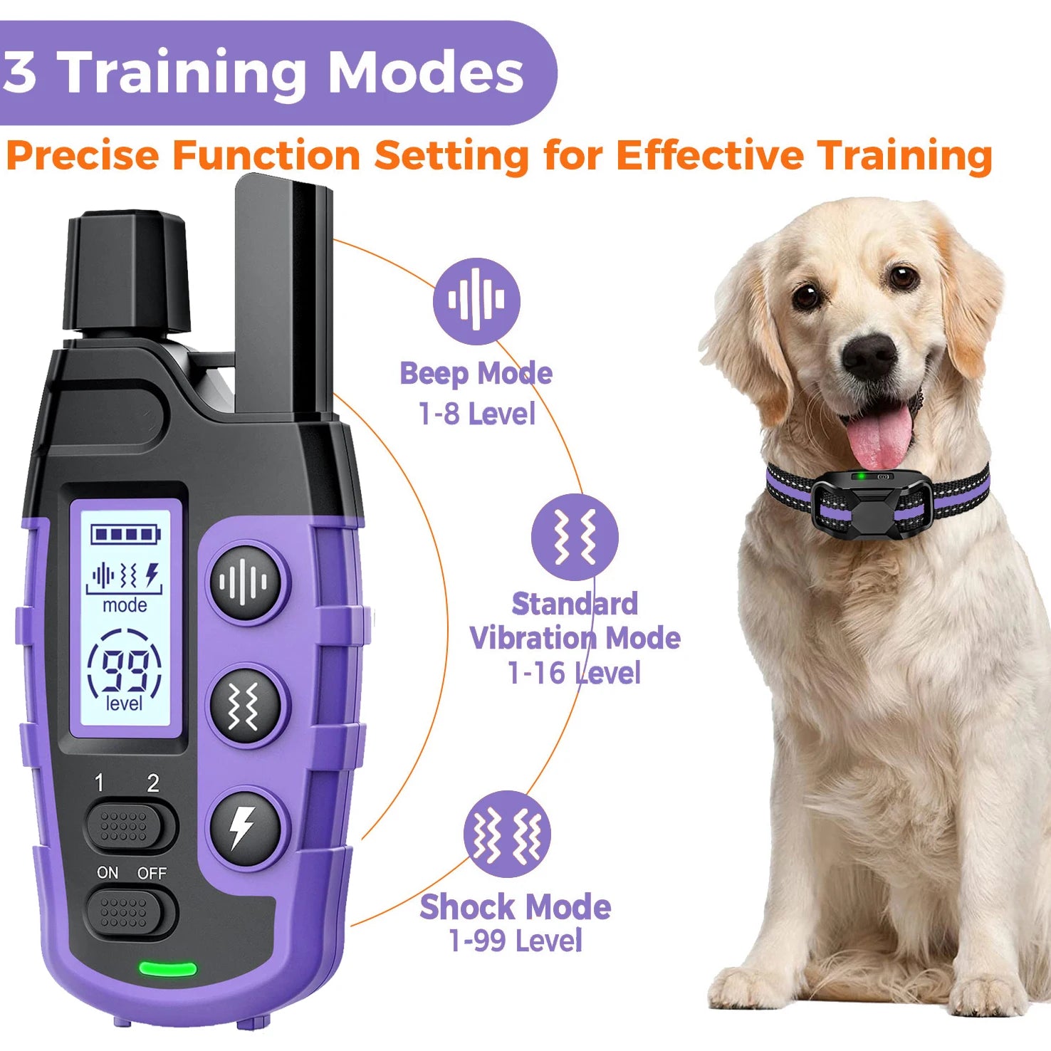 1000M Waterproof Dog Training Collar