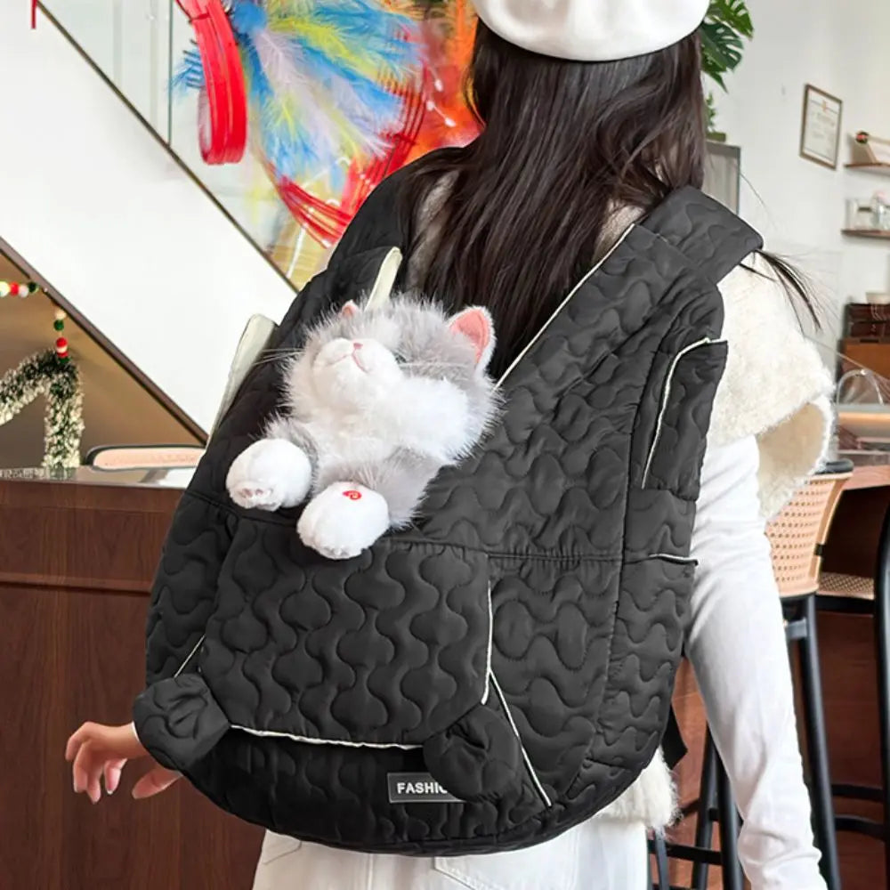 Waterproof Dog Carrier Backpack (Cross Strap, Ergonomic)