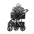 High-Landscape Pet Stroller for Dogs & Cats with Folding Telescopic Handle — Up to 66 lbs