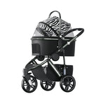 High-Landscape Pet Stroller for Dogs & Cats with Folding Telescopic Handle — Up to 66 lbs