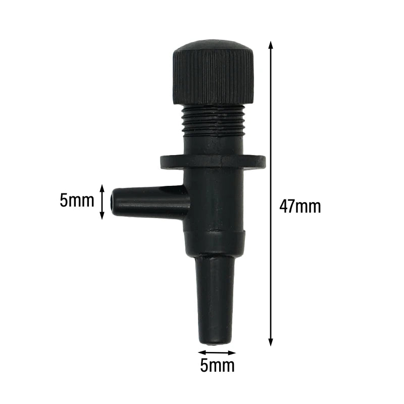 Aquarium Air Flow Control Valves for 5mm Tubing 10/20 Pack