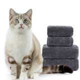 Thickened Cotton Pet Bath Towel — Quick-Drying, No Shed, Large Sizes