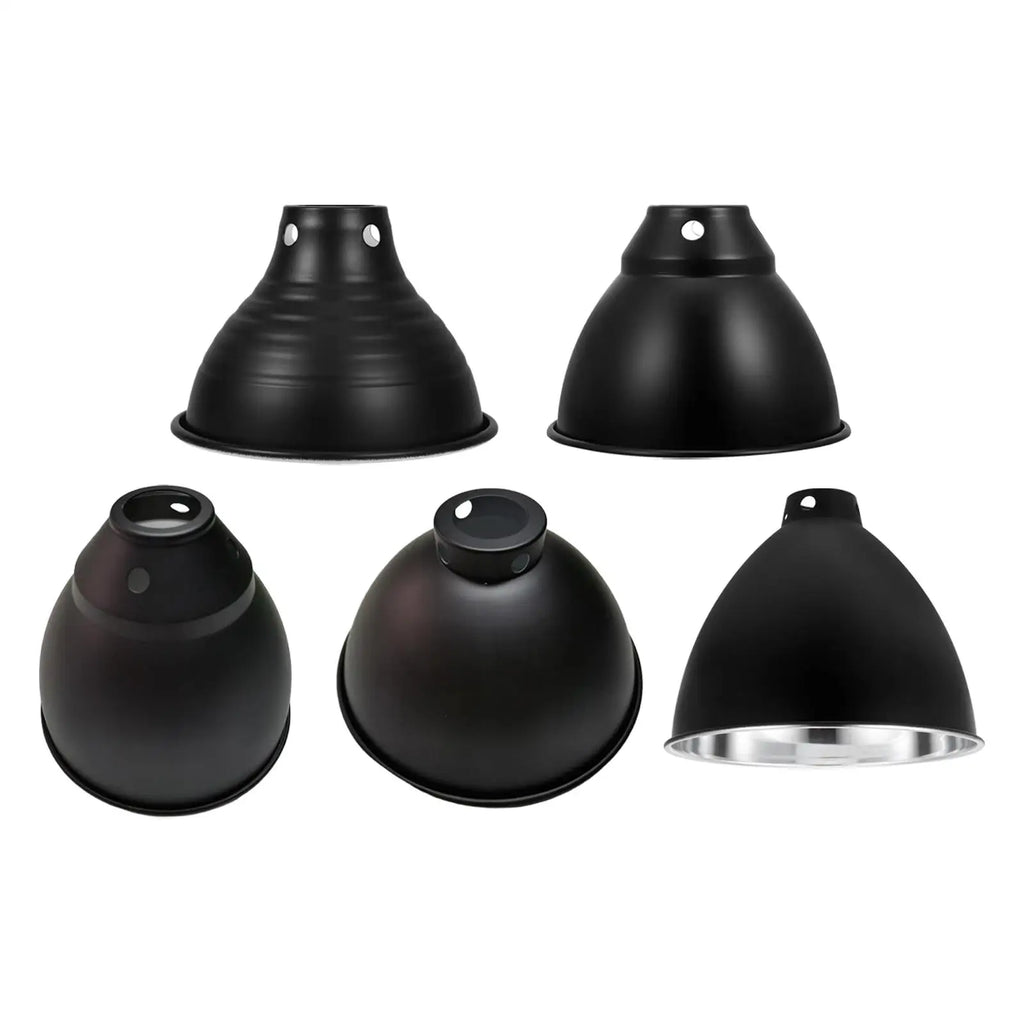 Aluminum Reptile Dome Lamp Cover — Insulated Heat Lamp Shade