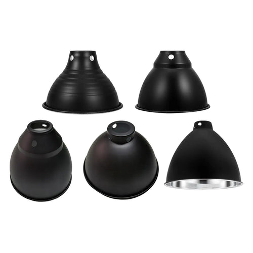 Aluminum Reptile Dome Lamp Cover — Insulated Heat Lamp Shade