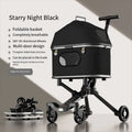 Magnesium Alloy Upgraded Pet Stroller Cart for Dogs & Cats — Lightweight Premium Outdoor Rolling Carrier