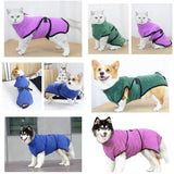 Microfiber Drying Bathrobe for Dogs — Adjustable, Super Absorbent, XS–XL