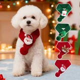 Pet Christmas Knitted Scarf (Snowman, Elk & Santa Designs)