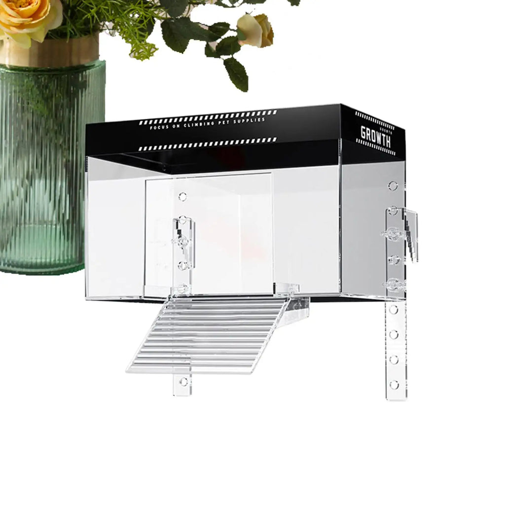 Over-Tank Turtle Basking Platform — Anti-Slip Ramp & 360° Viewing Dock
